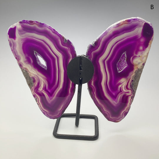 Agate Butterfly on Stand at $65 Each