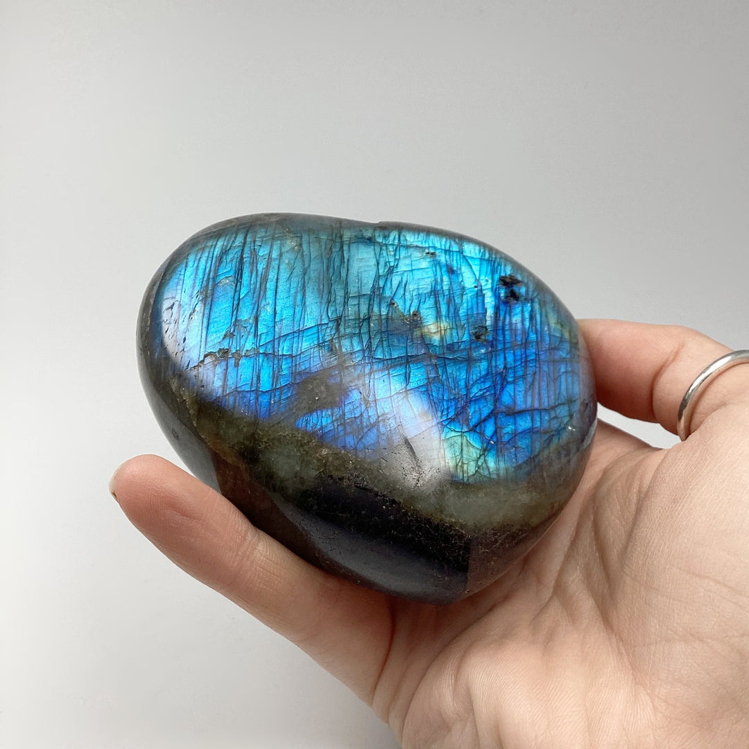 Labradorite Heart