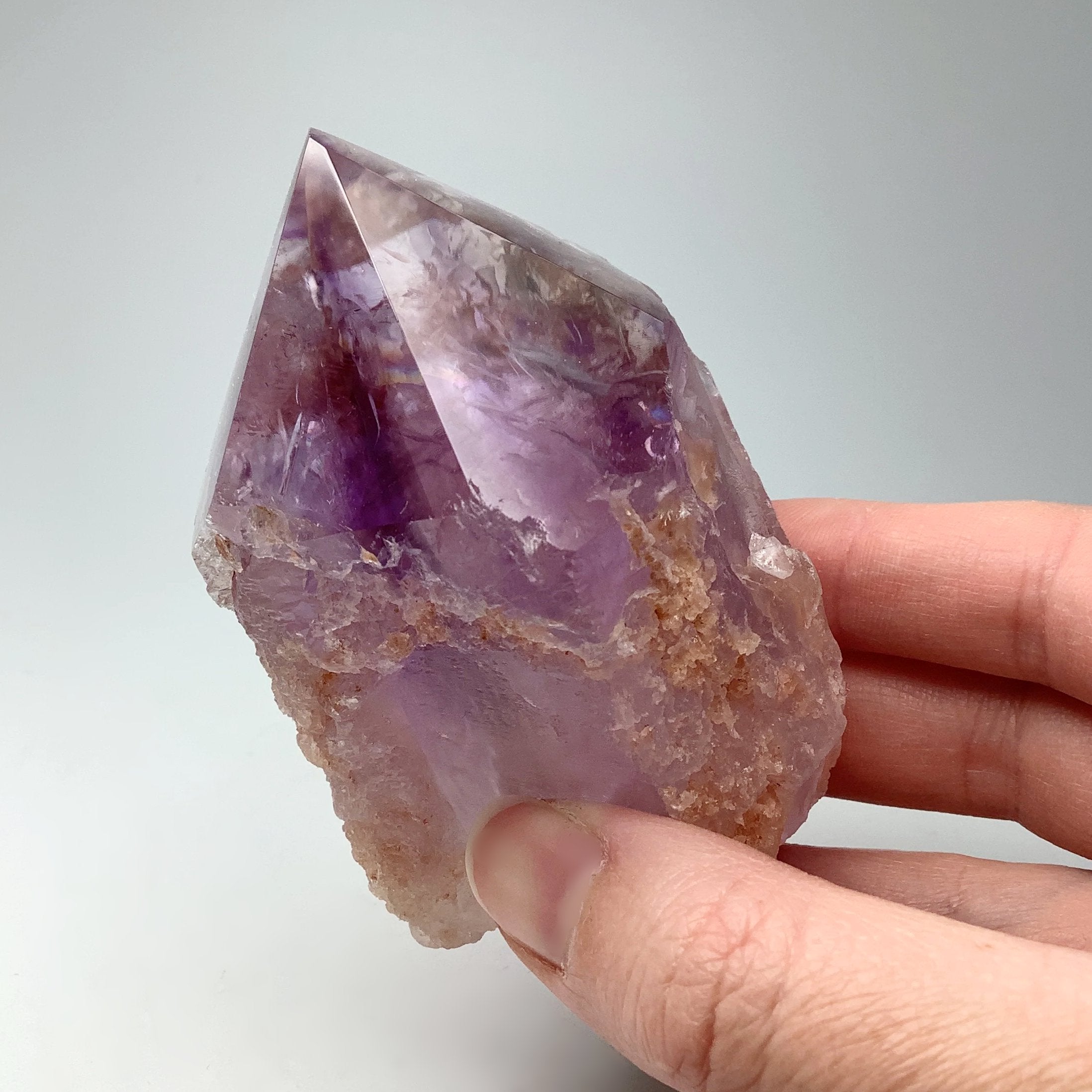 Amethyst Half Polished Point