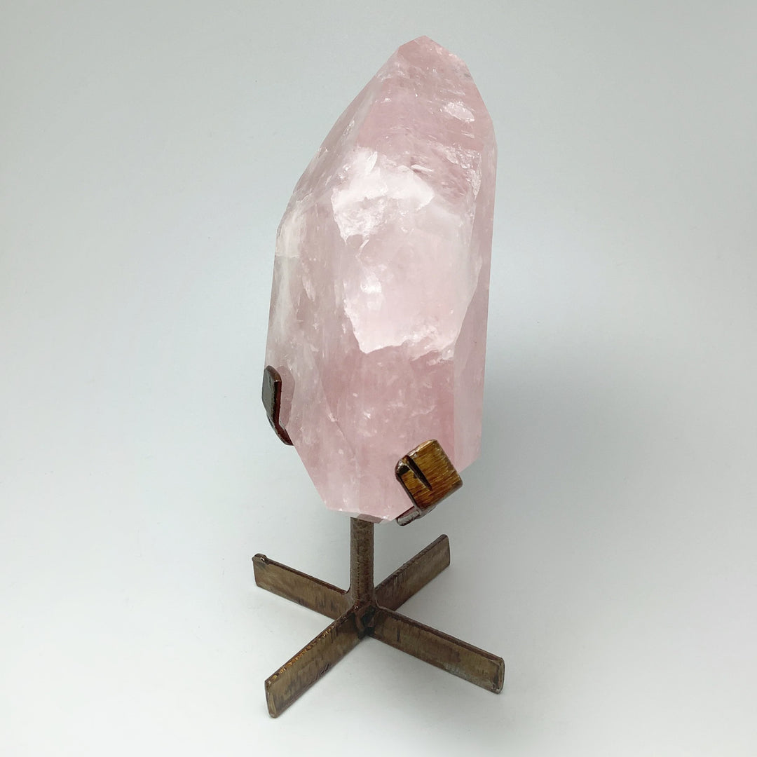 Rose Quartz with Display Stand