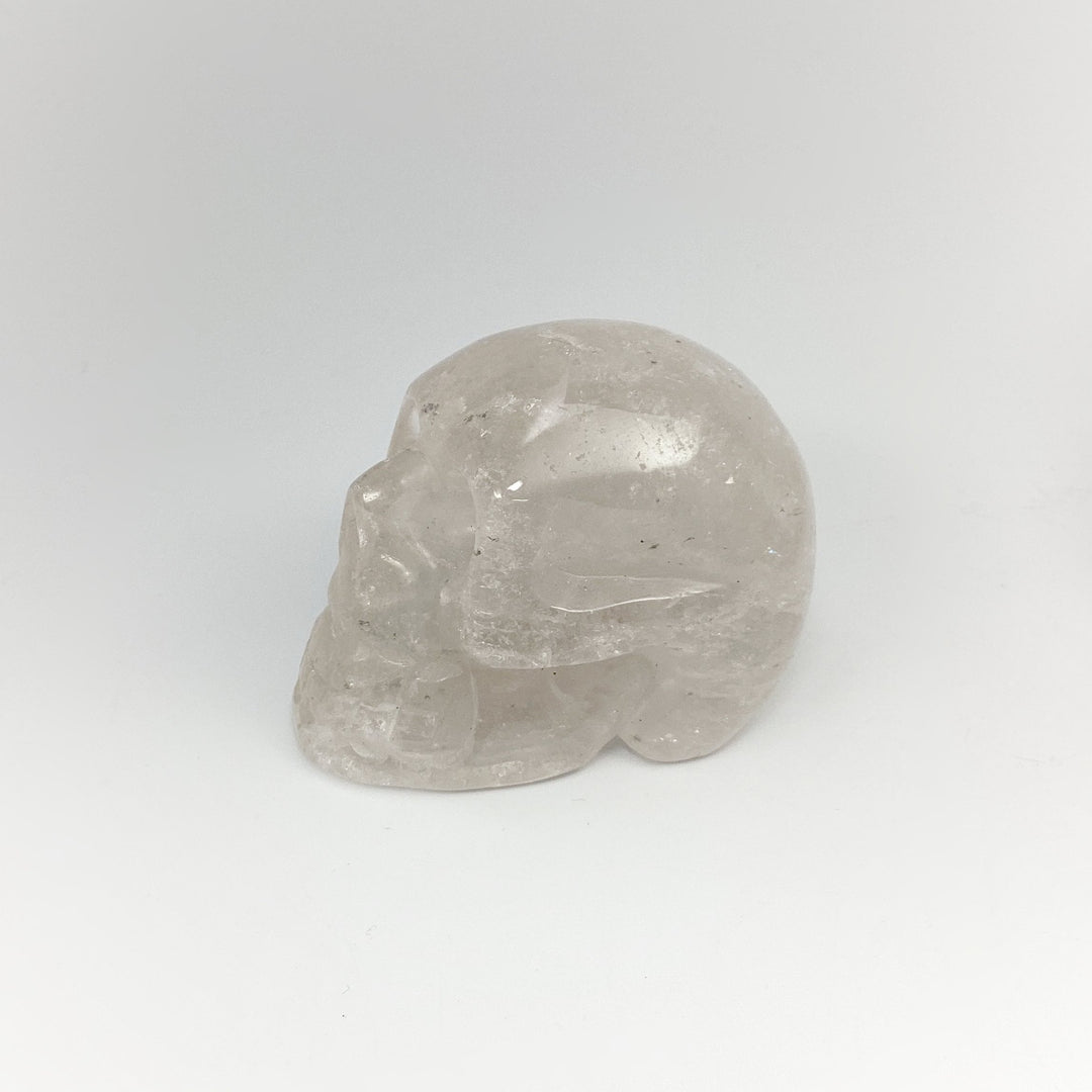 Carved Quartz Crystal Skull