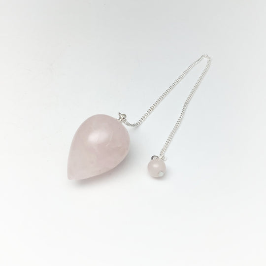 Rose Quartz Teardrop Pendulum