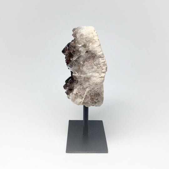 Smoky Quartz Cluster on Display Stand