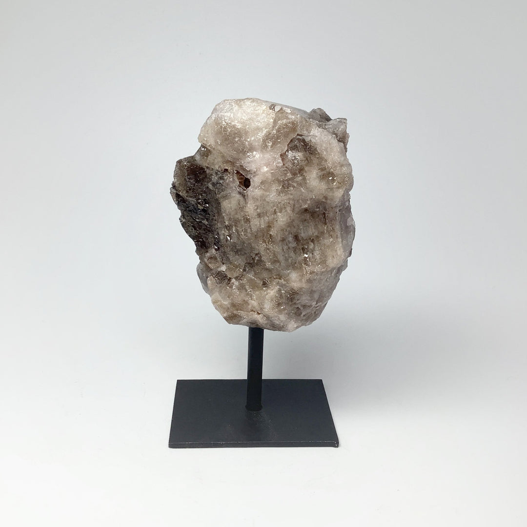 Smoky Quartz Cluster on Display Stand