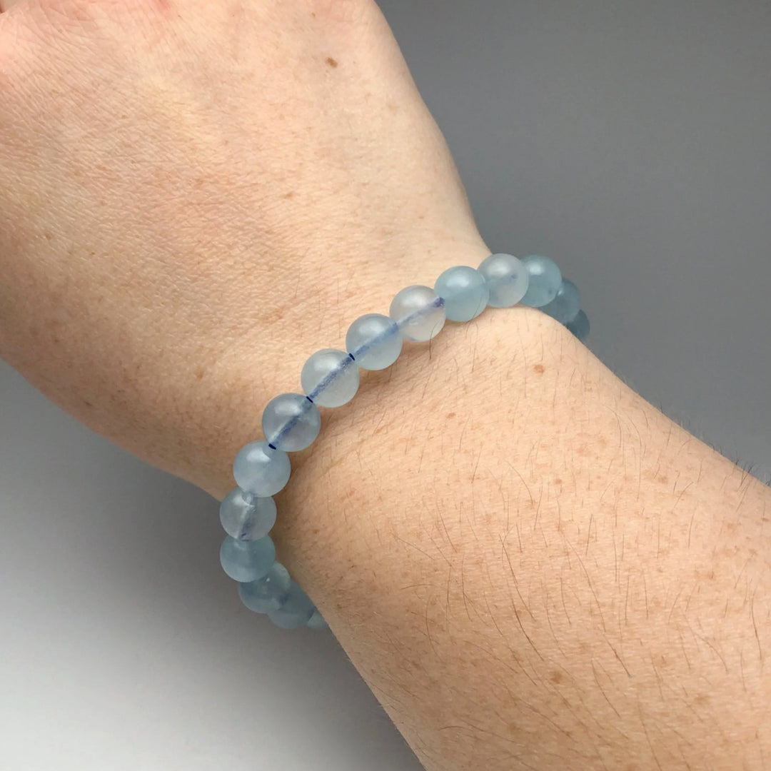 Aquamarine Beaded Bracelet