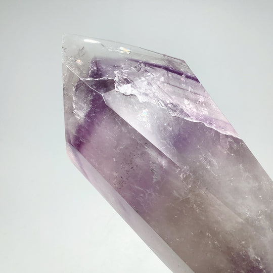 Polished Amethyst Scepter with Display Stand