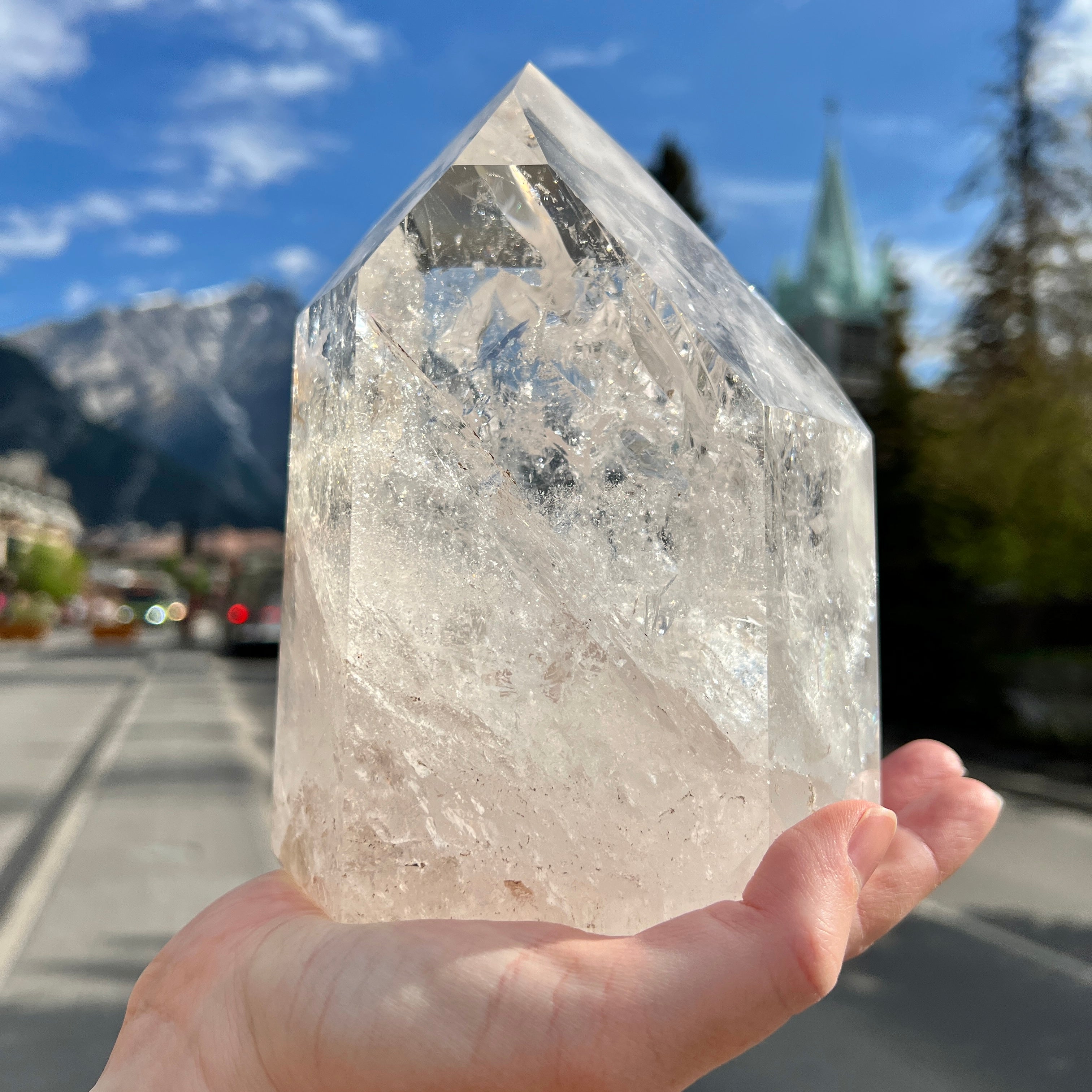 Large Polished Quartz Point