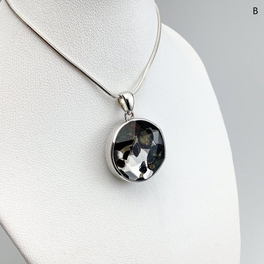 Sericho Meteorite Faceted Pendant