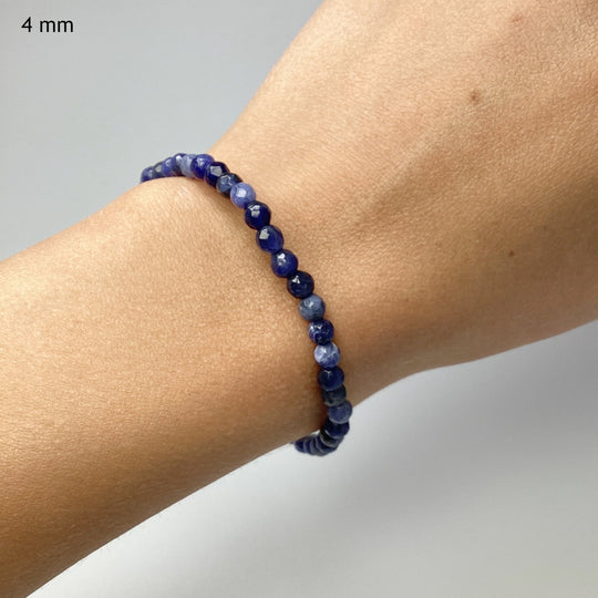 Sodalite Faceted Beaded Bracelet