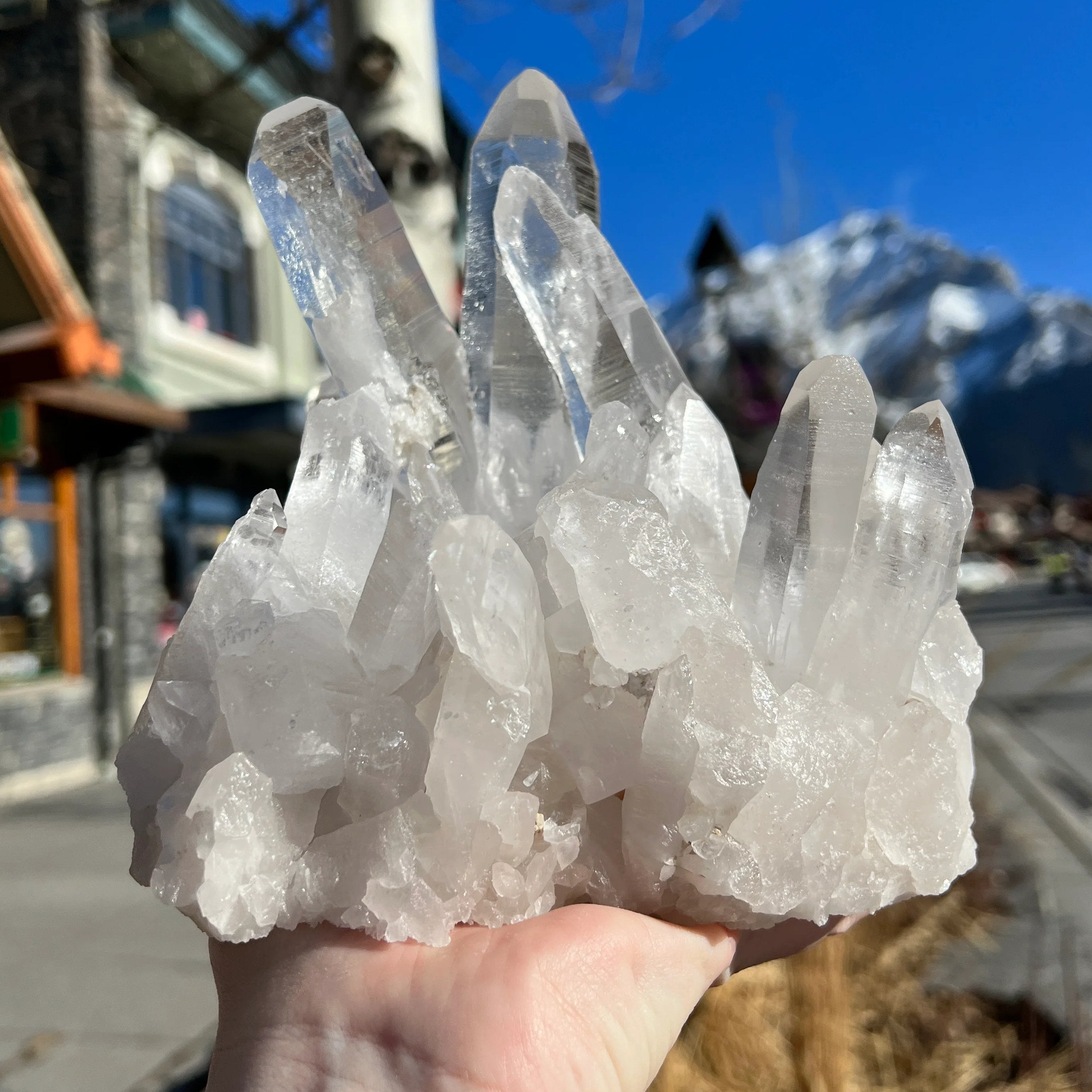 Lemurian Quartz Large Cluster