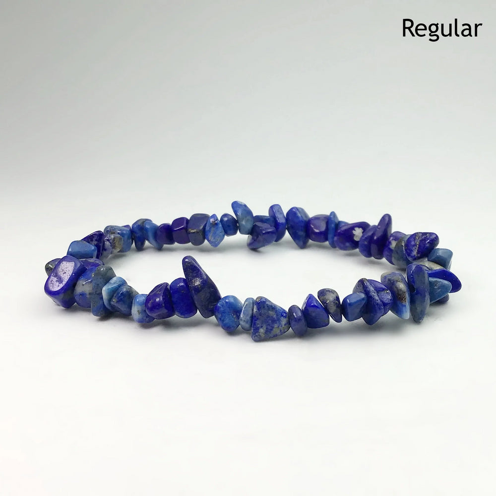 Lapis Lazuli Chip Beaded Bracelet