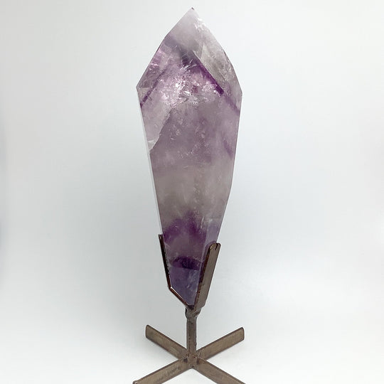 Polished Amethyst Scepter with Display Stand