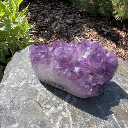 Amethyst Druze Candle Holder