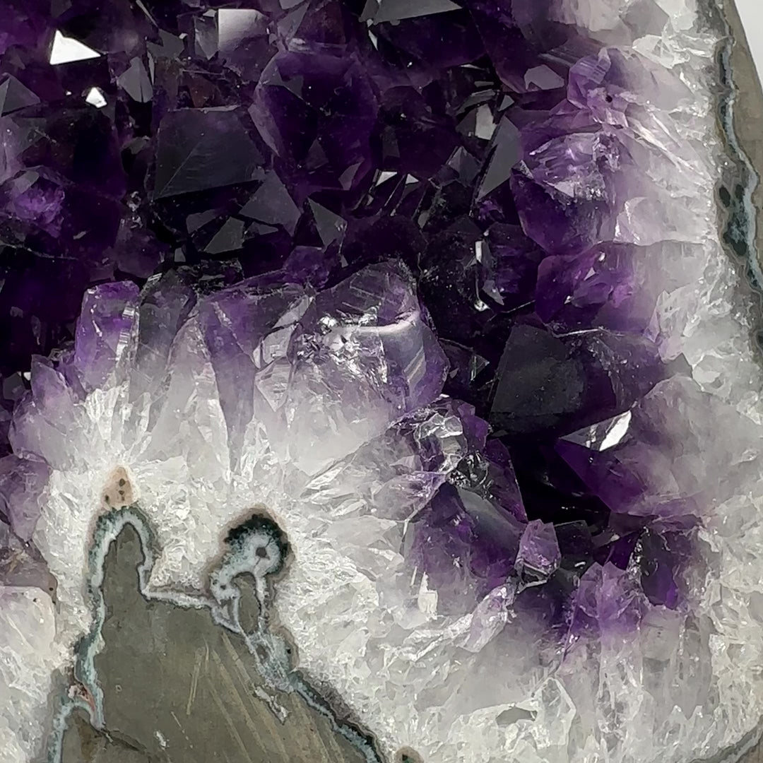 Amethyst Druze Cluster Large Stand Up