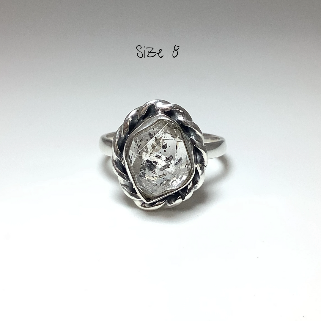 Herkimer Diamond Ring