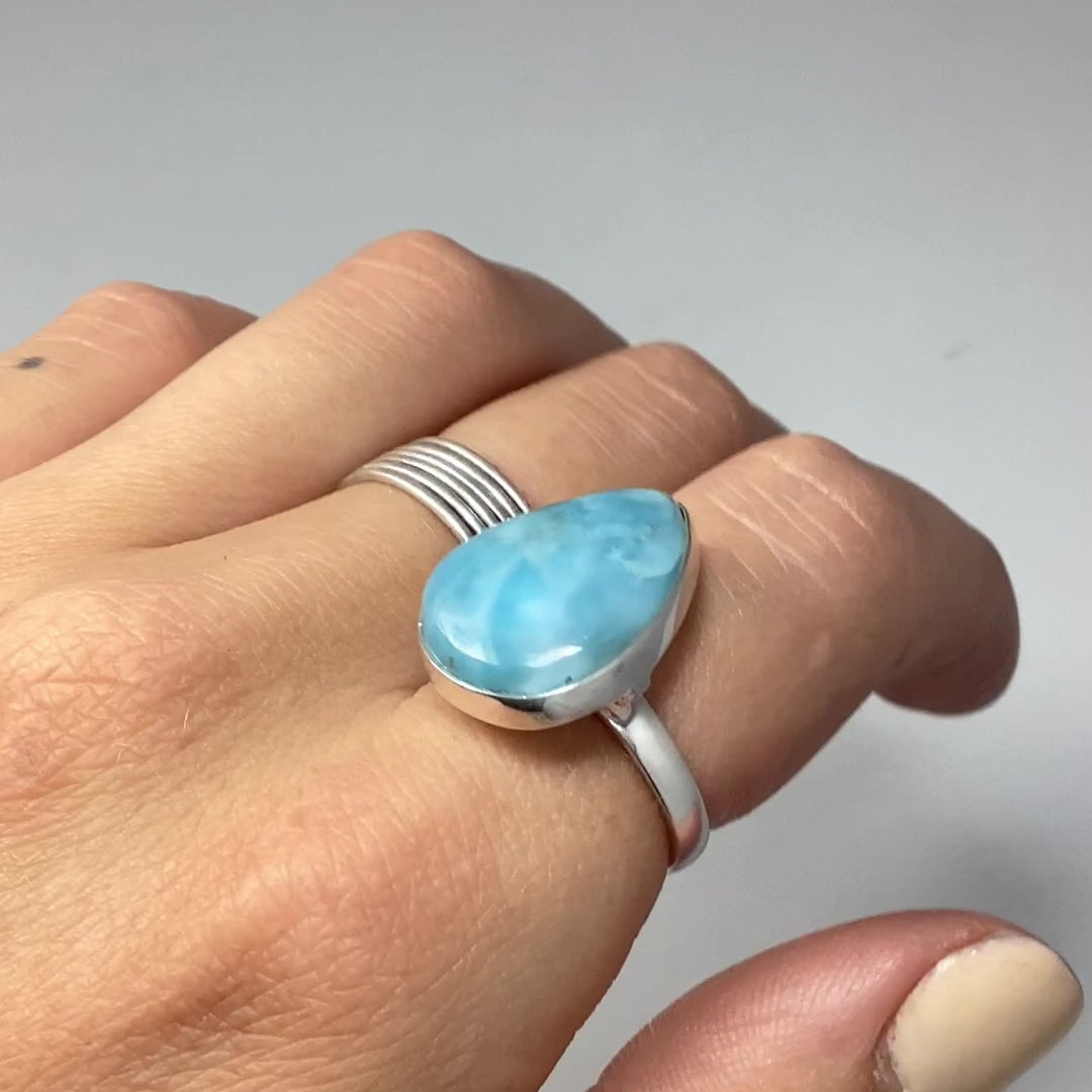 Larimar Ring