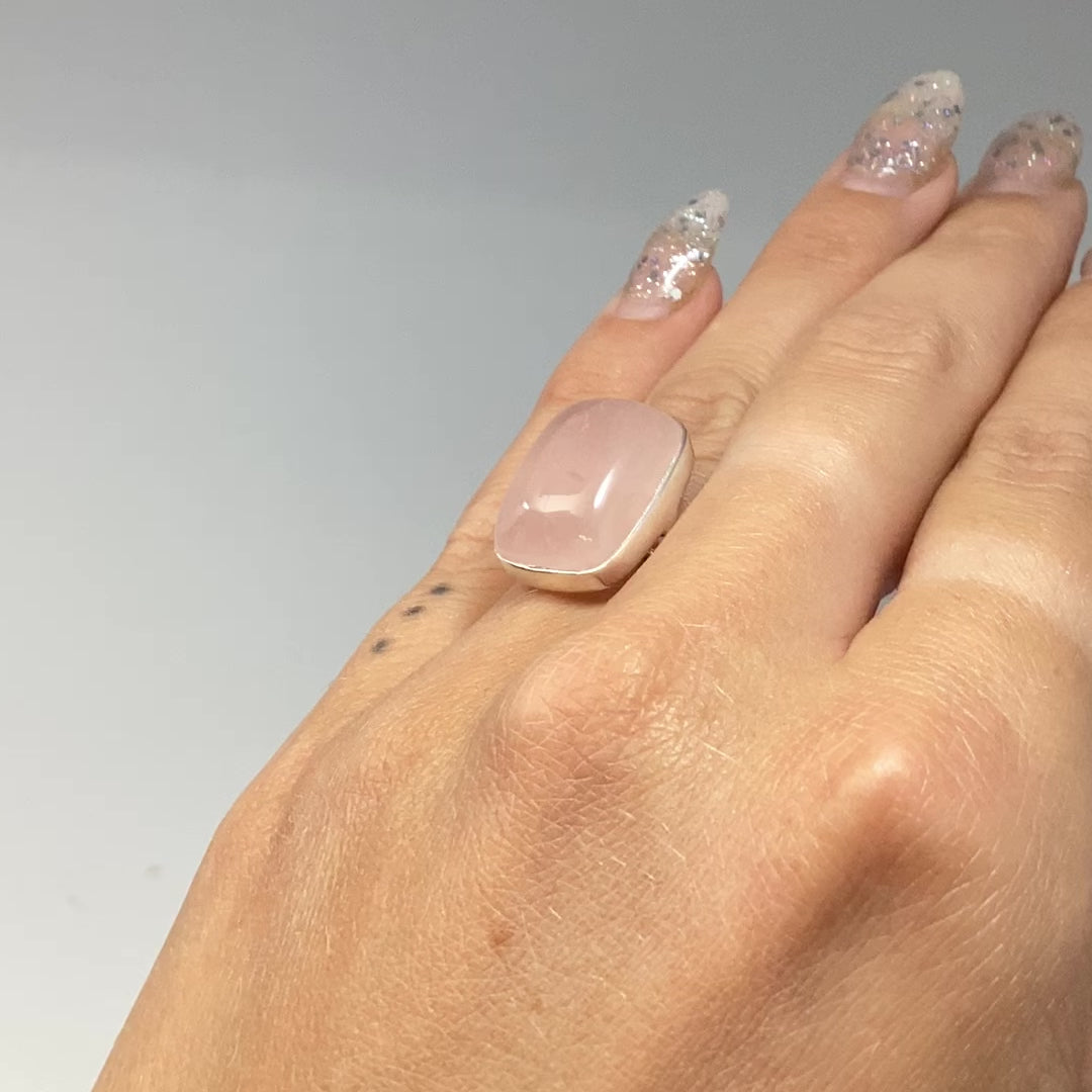 Rose Quartz Ring