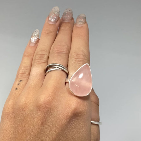 Rose Quartz Ring