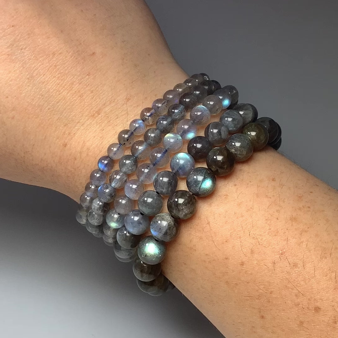 Labradorite Beaded Bracelet