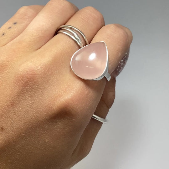 Rose Quartz Ring