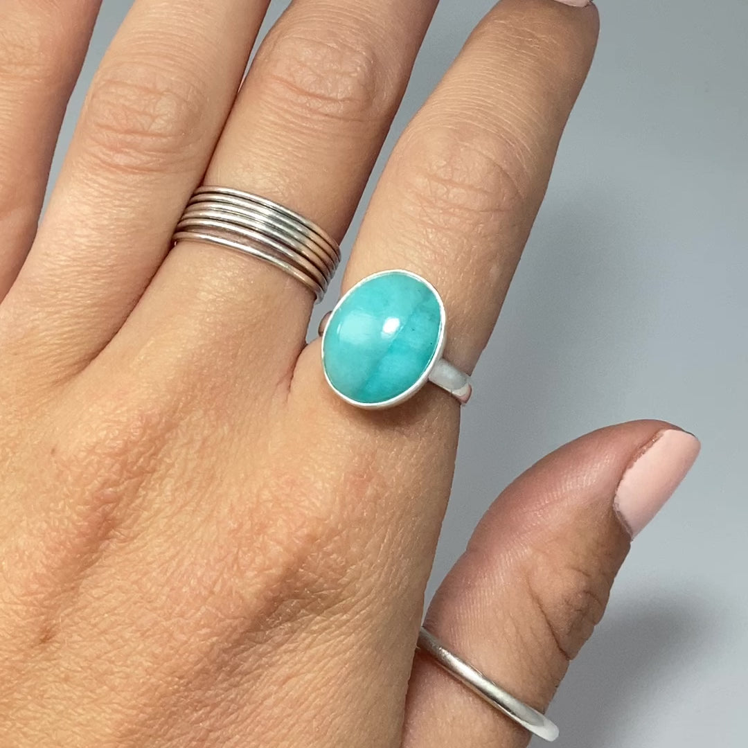 Amazonite Ring