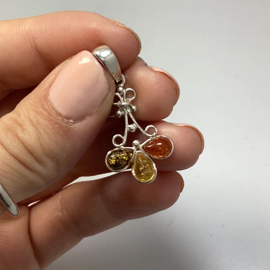 Mixed Amber Pendant