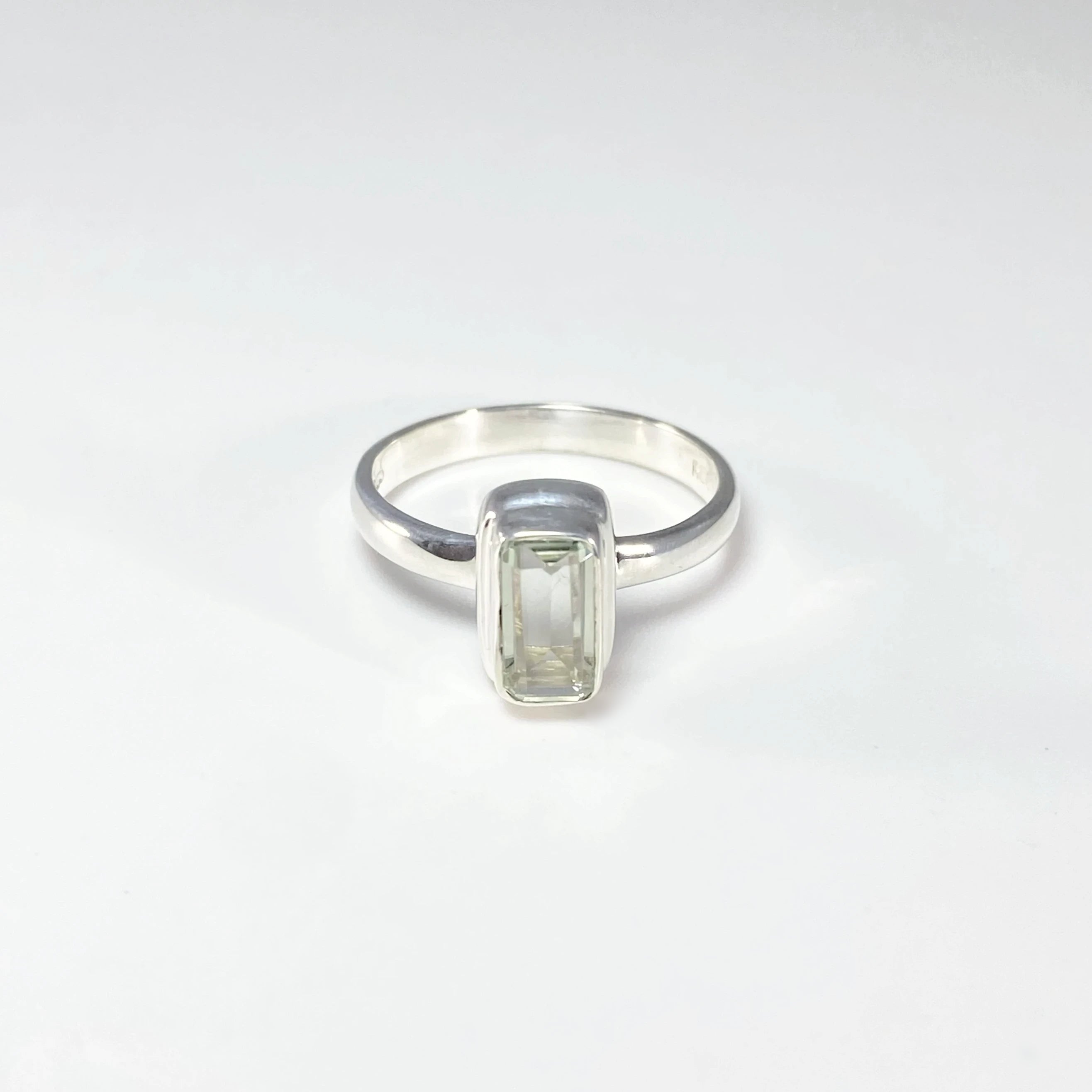 Green Amethyst Ring