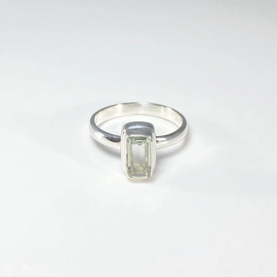 Green Amethyst Ring