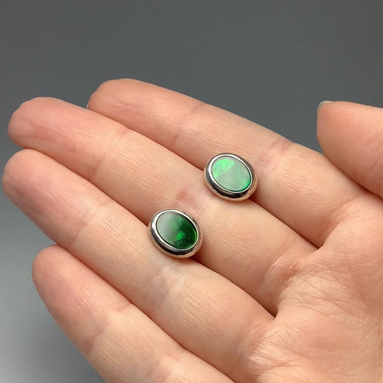 Alberta Ammolite Stud Earrings