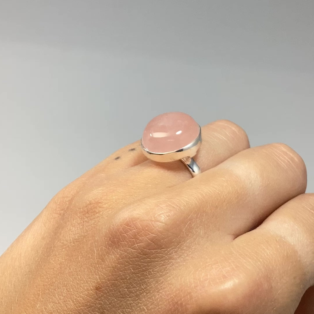 Rose Quartz Ring