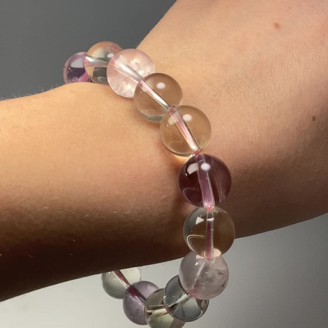 Multistone Beaded Bracelet - 12mm