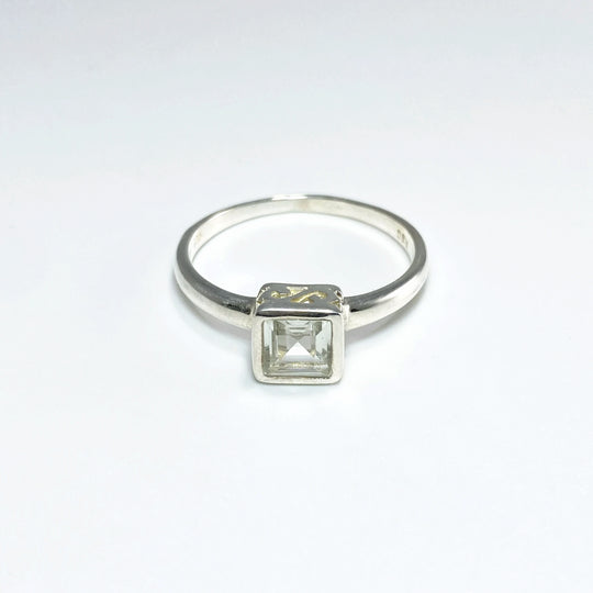 Green Amethyst Ring