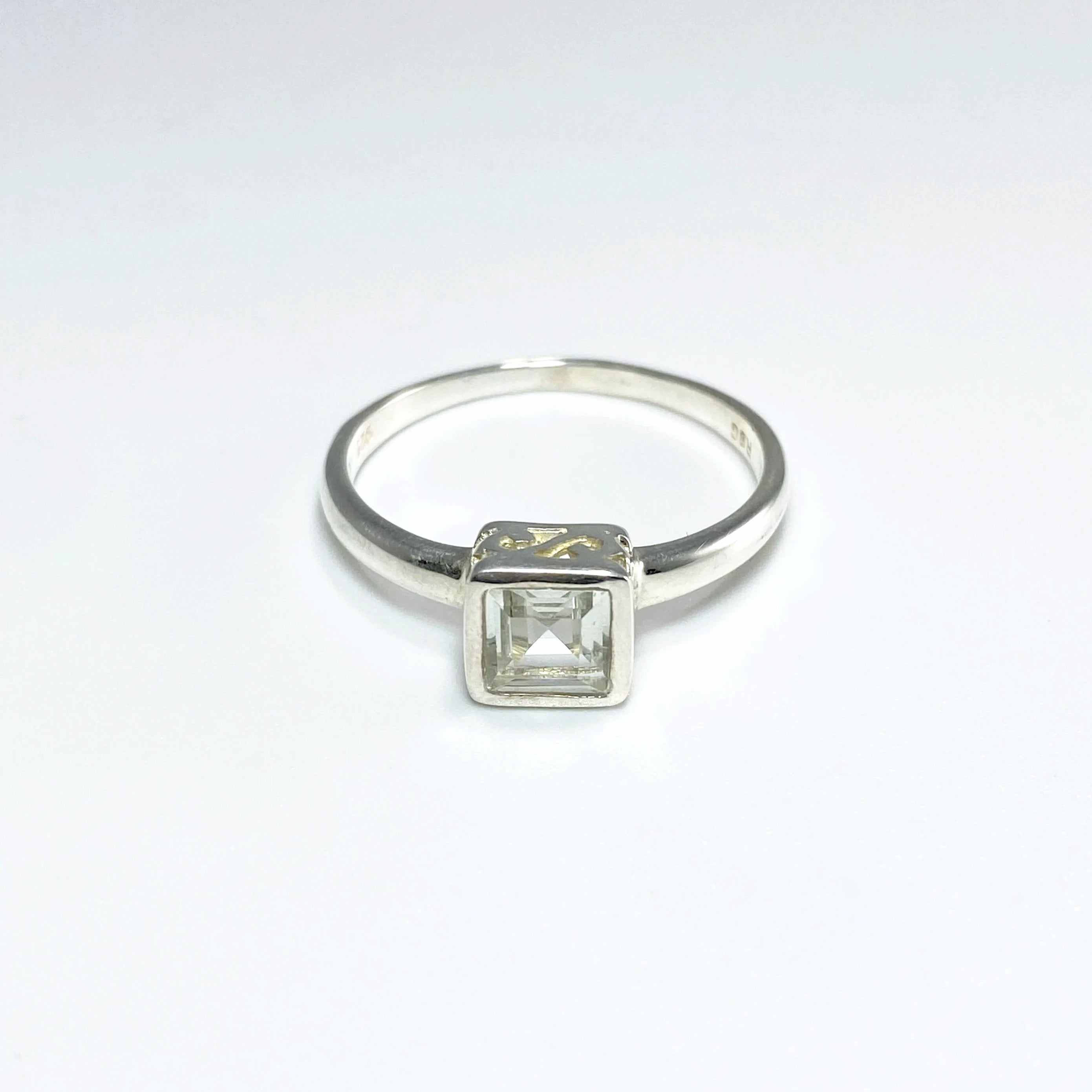 Green Amethyst Ring