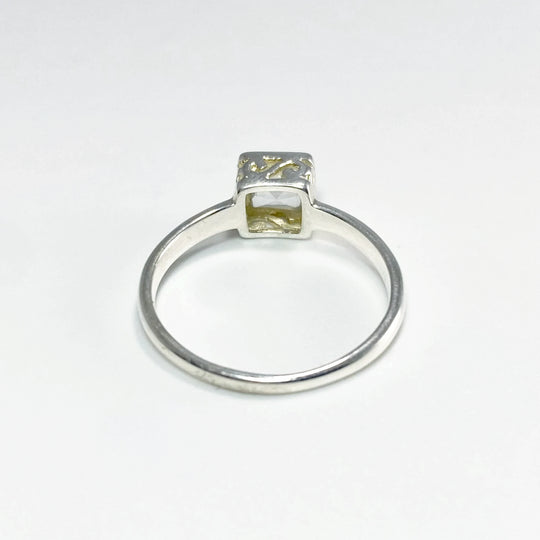 Green Amethyst Ring