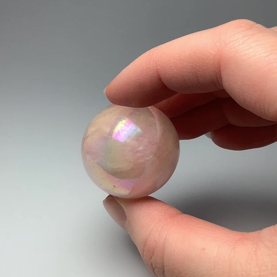 Aura Rose Quartz Sphere