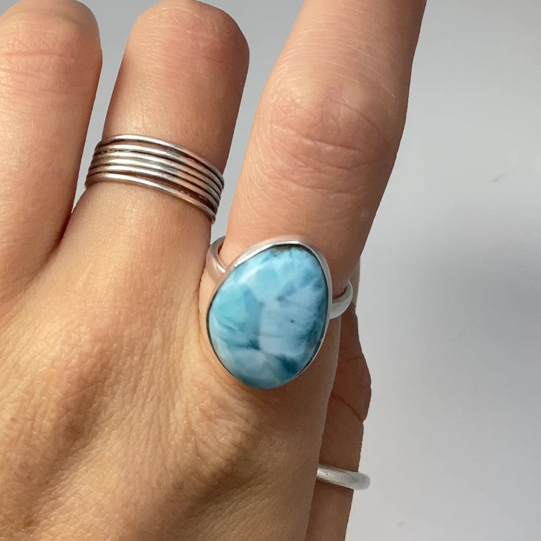 Larimar Ring