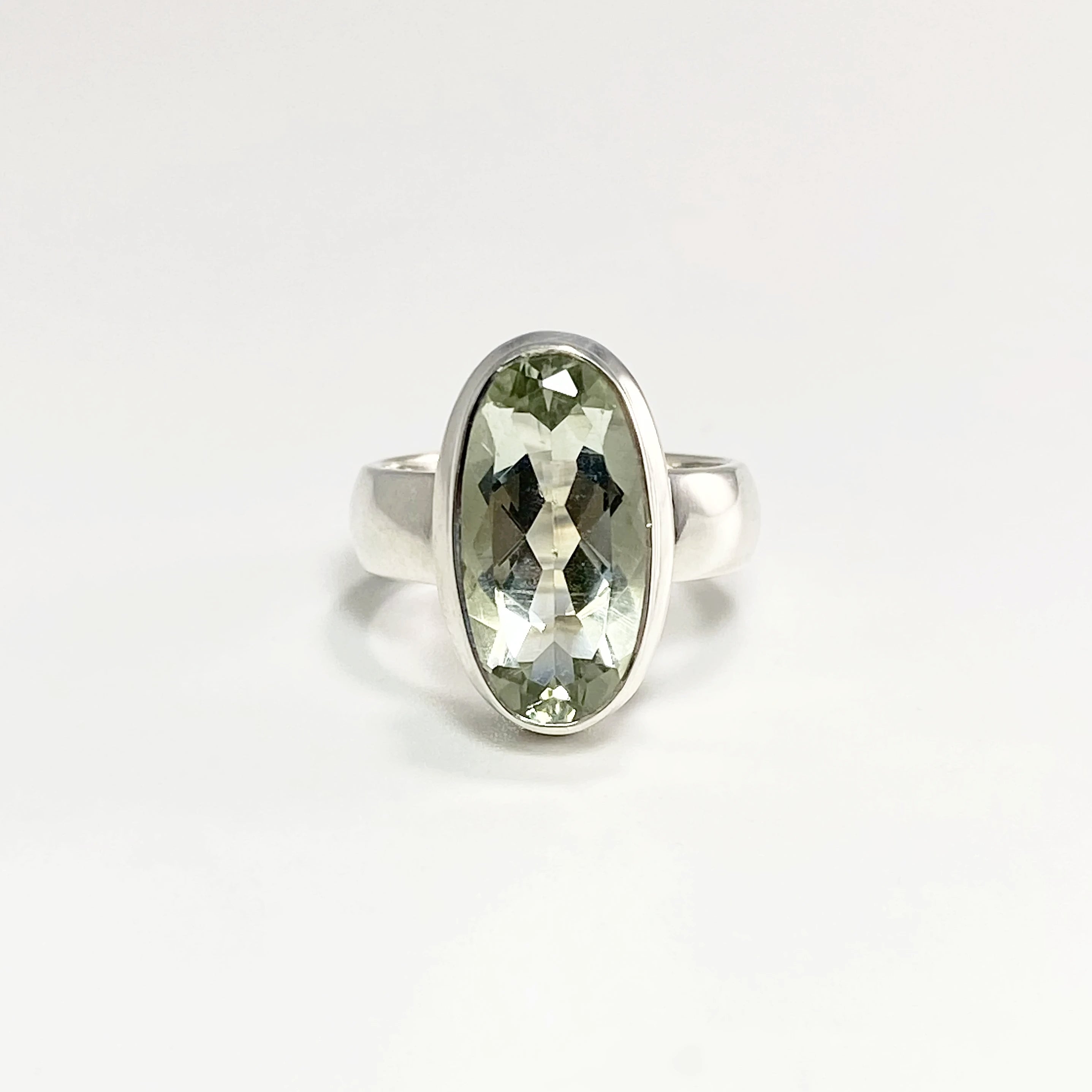 Green Amethyst Ring