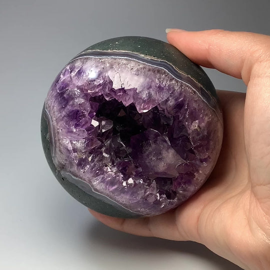 Amethyst Geode Sphere