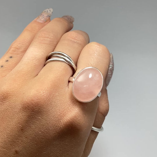 Rose Quartz Ring