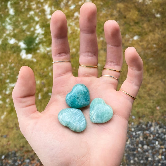 Amazonite Heart