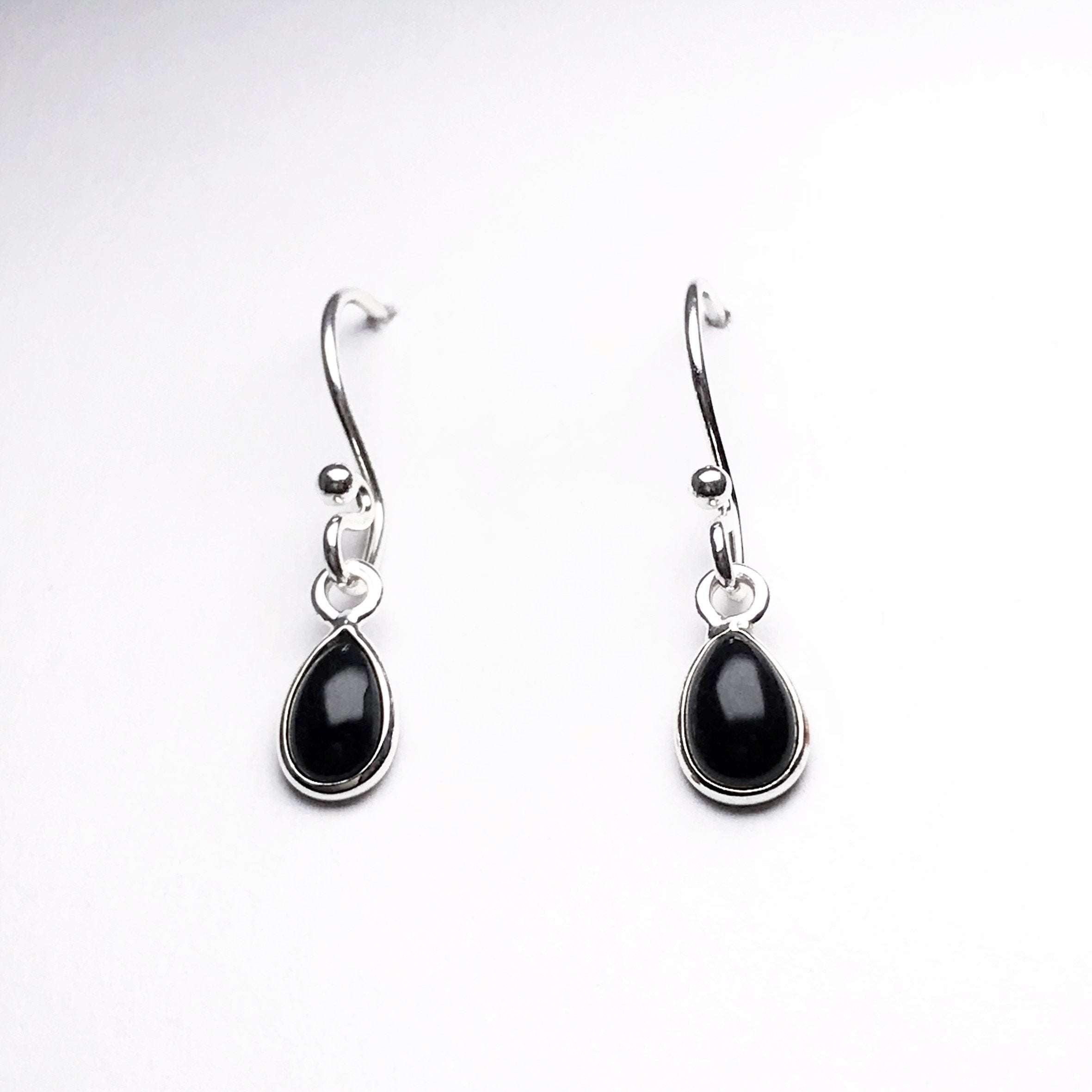 Black Onyx Dangle Earrings