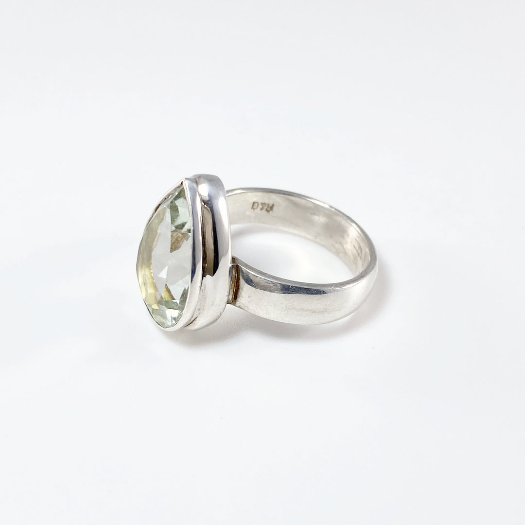 Green Amethyst Ring