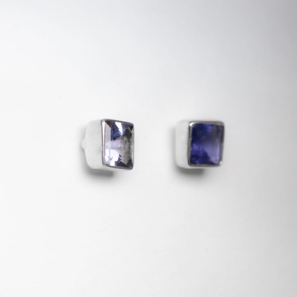 Iolite Stud Earrings