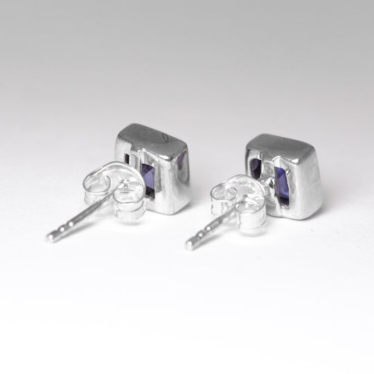 Iolite Stud Earrings