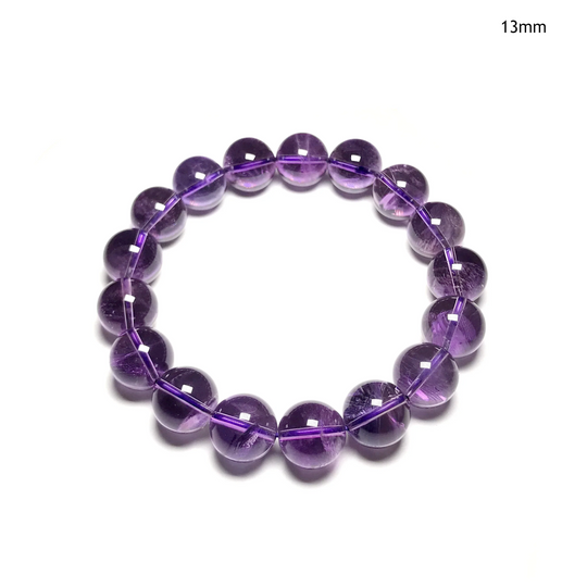 Amethyst Beaded Bracelet - High Quality