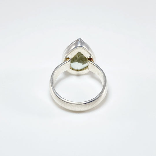 Green Amethyst Ring