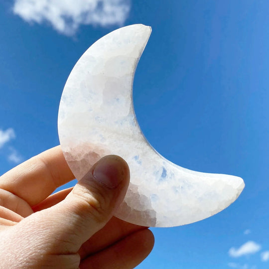 Selenite Half-Moon