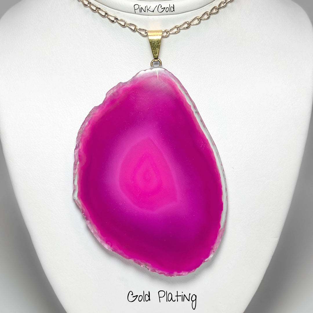 Agate Slice Necklace