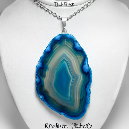 Agate Slice Necklace