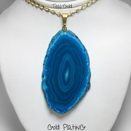 Agate Slice Necklace